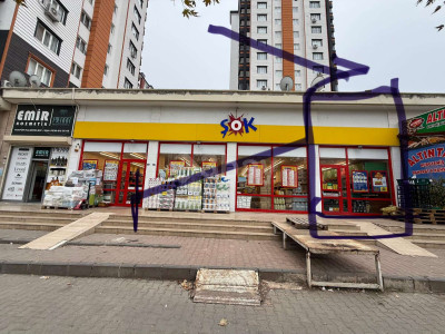 Akkent'te SATILIK Dükkan